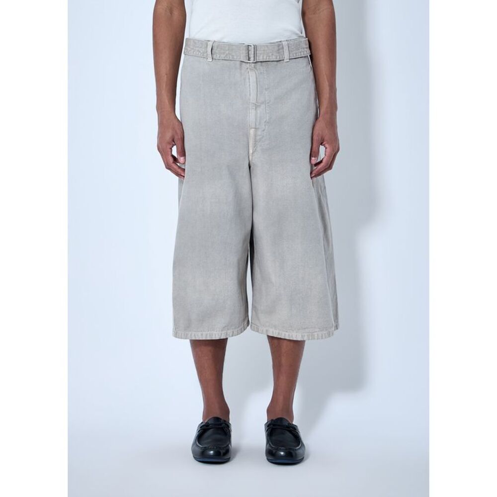 Lemaire Men Wide-Leg Denim Culottes